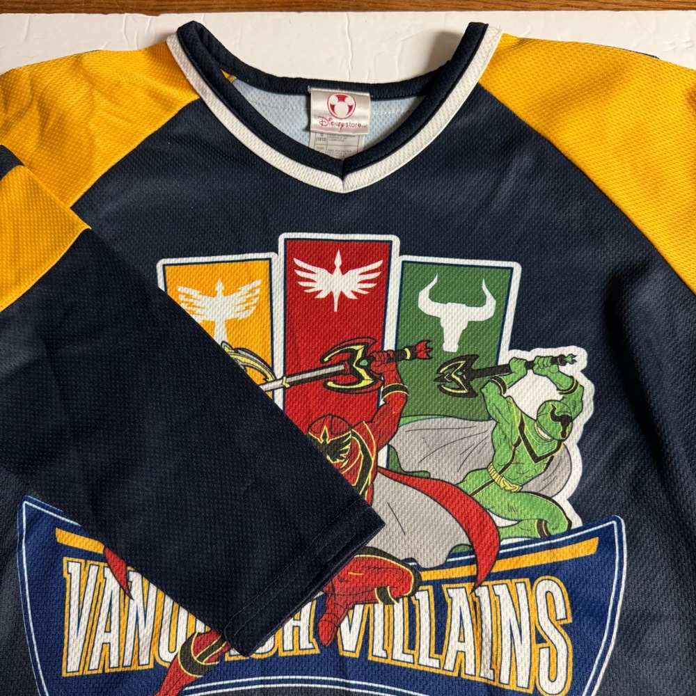 Disney Power Rangers‎ Vanquish Villains Hockey Jersey Kids Size L (10/12)